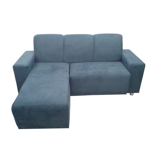 Sillon Juego De Living Comedor Sofa Chaise Long Gris Plaza