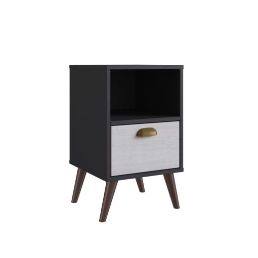 Mesa De Luz Living Dormitorio Mesita 1 Cajon Auxiliar