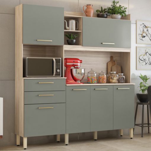 Mueble De Cocina Kit Completo Puertas Cajones Amoblamiento - Imagen 4