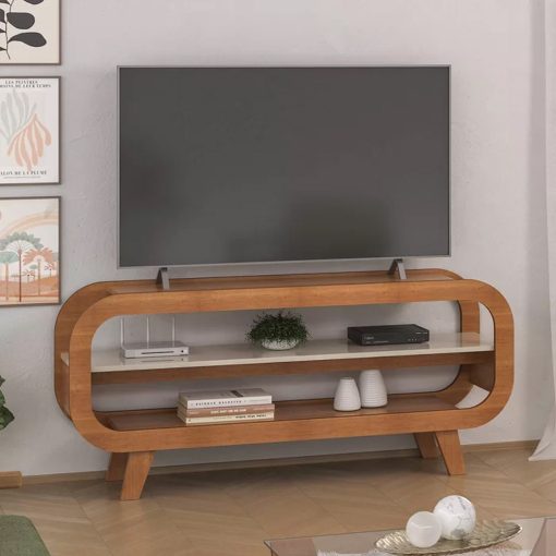 Rack Tv Living Hasta 60 Pulgadas 1 Estante Diseño Moderno - Imagen 2