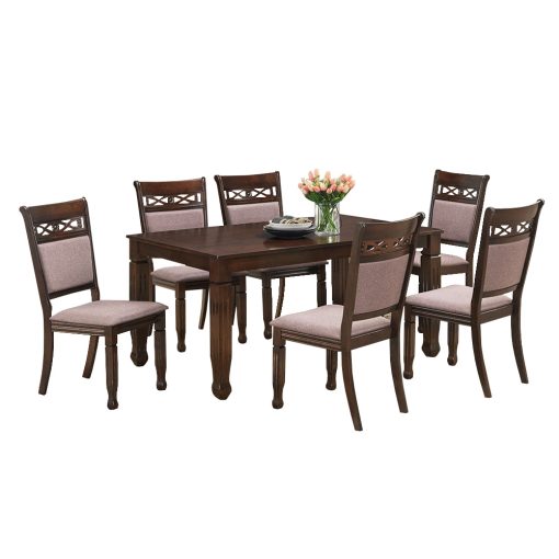 Juego De Comedor 100% Madera Maciza Estilo Clasico