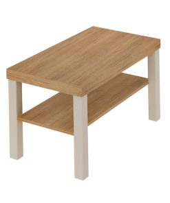 Mesa Lateral De Living 4 Patas Tapa Cuadrada 100% Mdp