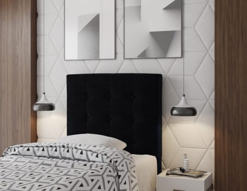 Respaldo Sommier Cama 1 Plaza Imperial 0.90 Dormitorio NG - Imagen 2