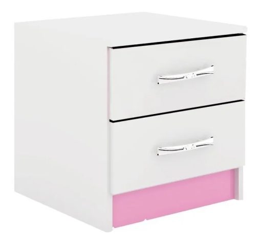 Mesa De Luz Infantil De 2 Cajones Para Dormitorio If02r - Imagen 2