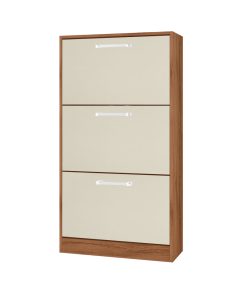 Zapatera Muebles 3 Puertas Dormitorio Jatoba Arena