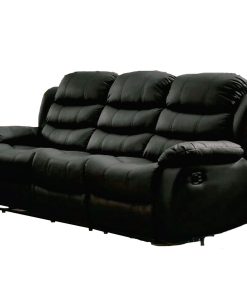 Sillon 3 Cuerpos Sofa Reclinable En Pu Living Beverly