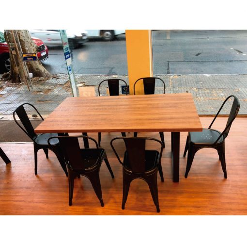 Juego De Comedor Silla Tolix + Mesa Peyton - Imagen 4