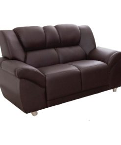 Sillon 2 Cuerpos Sofa Living Pu Marrón Córdoba