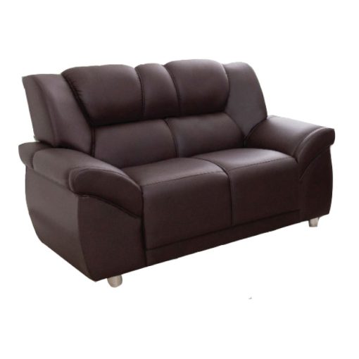 Sillon 2 Cuerpos Sofa Living Pu Marrón Córdoba