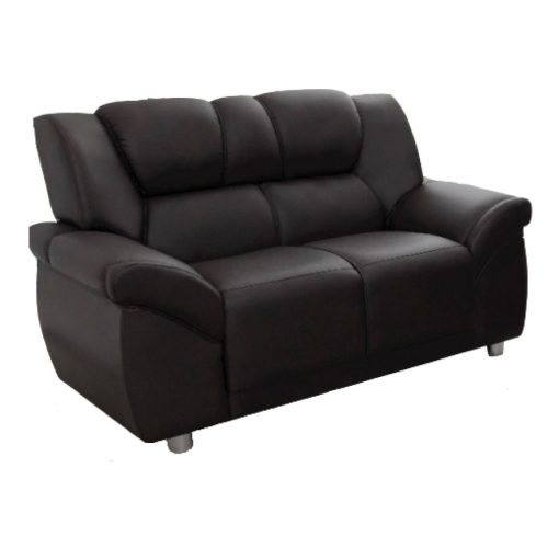 Sillon 2 Cuerpos Sofa Living Pu Negro Córdoba