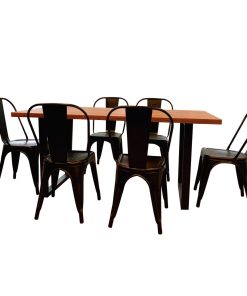 Juego De Comedor Silla Tolix + Mesa Peyton