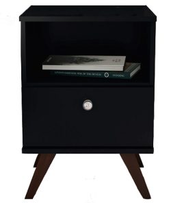 Mesa De Luz Linea Retro Living Dormitorio 1 Cajon Ng Rt3019