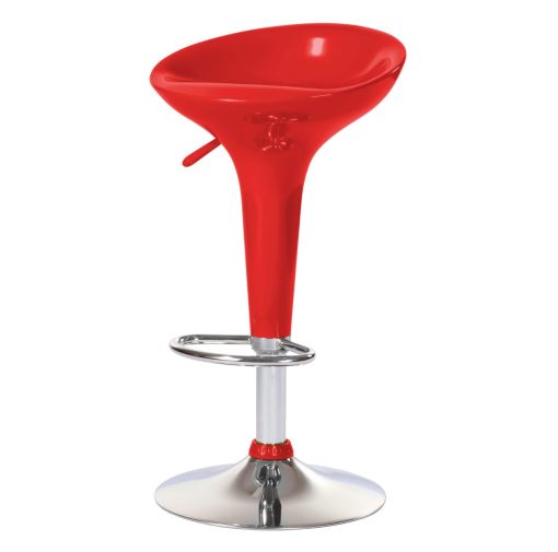 Butaca Alta Silla Moderna Poltrona Rojo Mlm620012