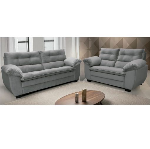 Sillones Juego De Living Premium 3+2 Cuerpos Comedor Tela - Imagen 2