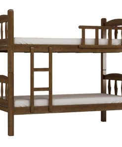 Cucheta Cama Juvenil Dormitorio Castaño Siena