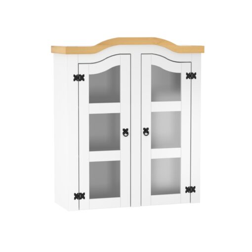 Cristalero Blanco 4 Puertas 2 Cajones Linea Mexicana - Imagen 3