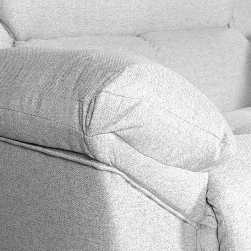 Sillón 2 Cuerpos Oxford Gris - Imagen 3