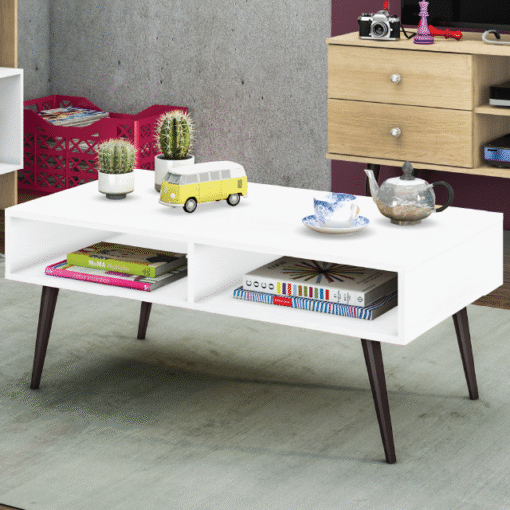 Mesa De Living Linea Retro Mesa Ratona Living Comedor - Imagen 2