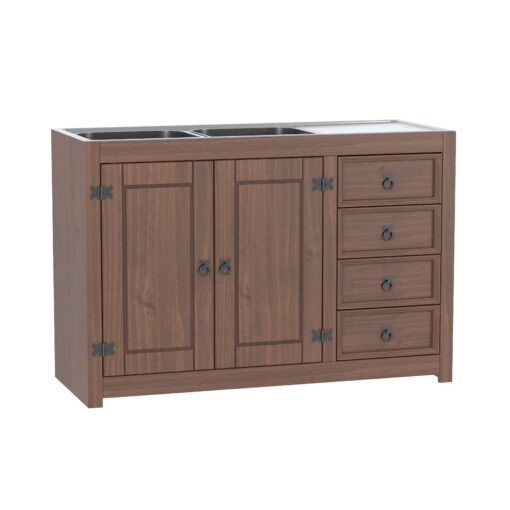 Bajo Mesada 2 Puertas 3 Cajones Linea Mexicana Cocina