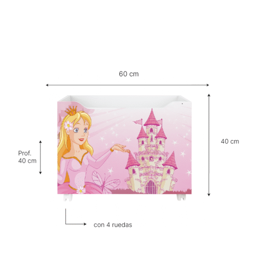 Cajón Baul Princesas - Imagen 3