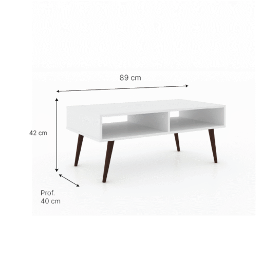 Mesa De Living Linea Retro Mesa Ratona Living Comedor - Imagen 3
