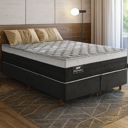 Sommier Colchon 2 Plazas Altura 66cm de 1.60 Black Comfort - Imagen 4