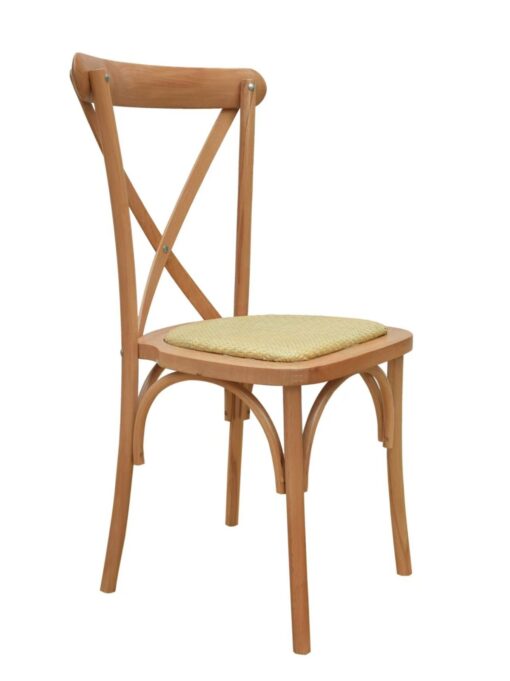 Silla Moderna de Diseño 100% Madera con Respaldo Curvo - Imagen 2