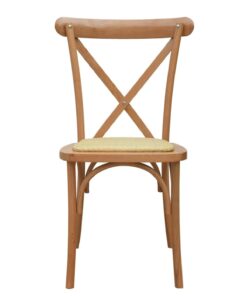 Silla Moderna de Diseño 100% Madera con Respaldo Curvo