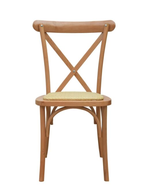 Silla Moderna de Diseño 100% Madera con Respaldo Curvo