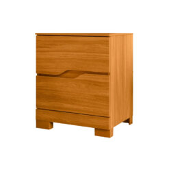 Mesa De Luz 2 Cajones Con Patas Moderna 100% Mdp