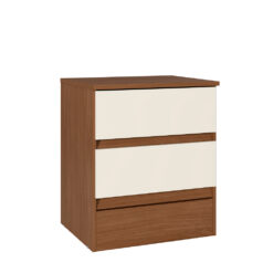 Mesa De Luz Fit 2 Cajones Moderna 100% Mdp