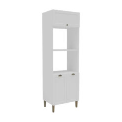 Panelero Cocina 3 Puertas Varios Estantes Tiradores Metalicos
