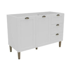 Bajo Mesada 2 Puertas 3 Cajones Mdf Tiradores Metalicos