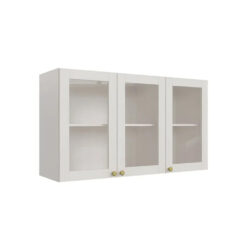 Aereo Alacena Cocina 3 Puertas Con Vidrio Mdf