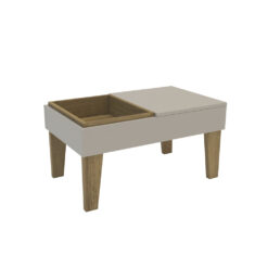 Mesa De Centro Con Cajon 100% Mdp