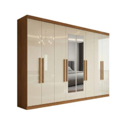 Ropero 8 Puertas Con Estantes Placard Dormitorio