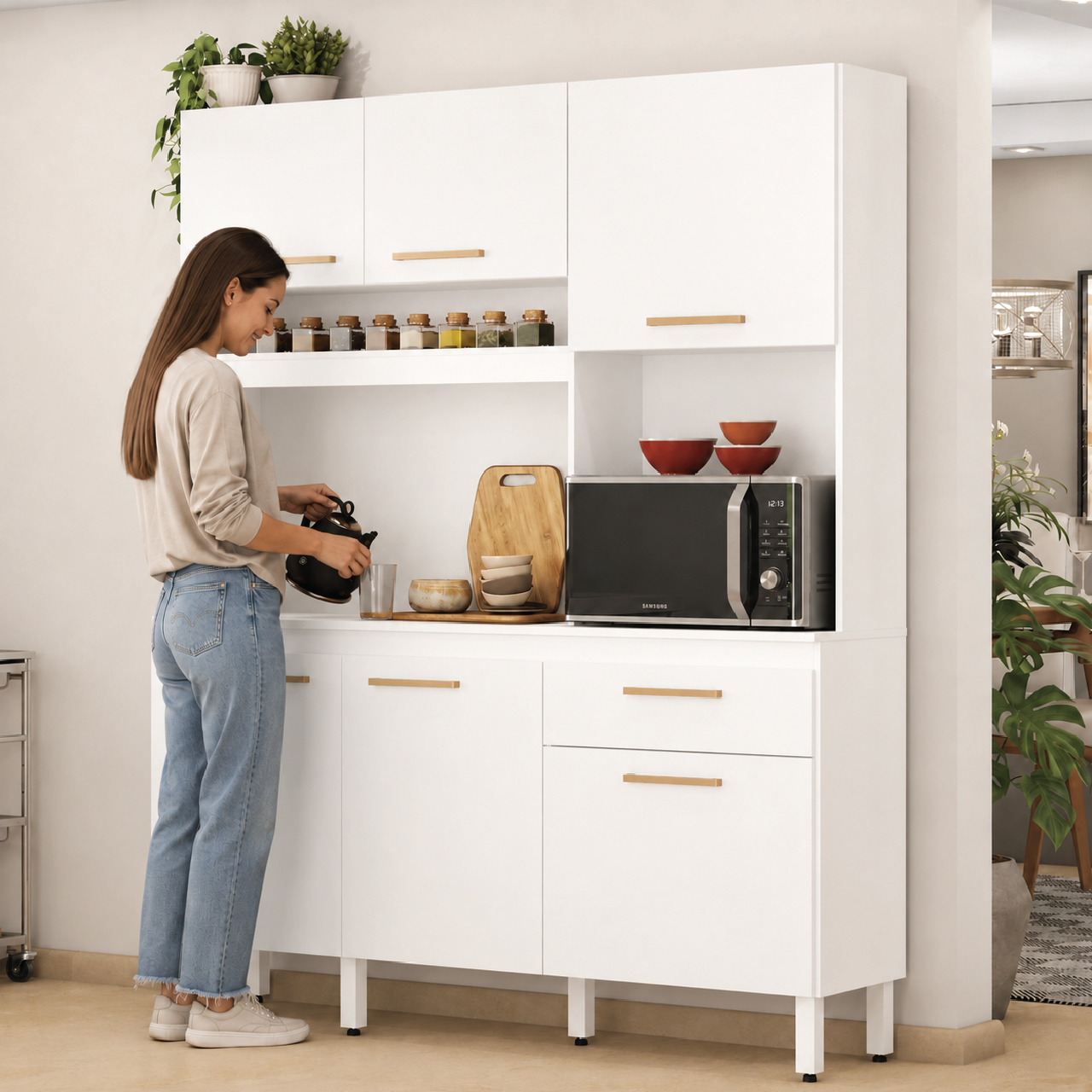 Kit de cocina Alamo Blanco