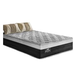 Colchon Sommier 2 Plazas 120 Kg Black Comfort Alta Densidad