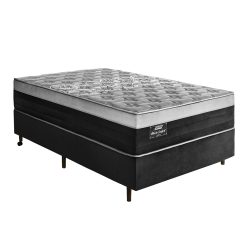 Sommier 1 Plaza Black Confort Alta Densidad
