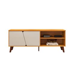 Rack Tv Modular 2 Puertas 2 Estantes Con Patas