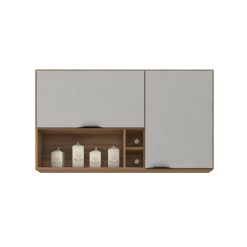 Mueble Aereo Alto De Cocina 2 Puertas Y Estantes