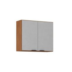 Mueble Aereo Alto De Cocina 2 Puertas Tiradores Metalicos Mdp