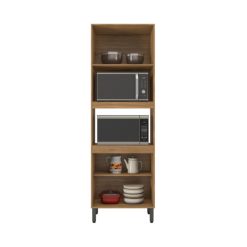 Alternative view of Panelero Mueble Cocina Duplo 4 Puertas 5 Estantes Microondas